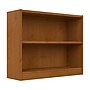 Bush Furniture Universal 30"H 2-Shelf Bookcase with Adjustable Shelf, Natural Cherry (WL12466)~#|#~985B6D1F-9B45-4D34-937878D159A75AE9_sc7