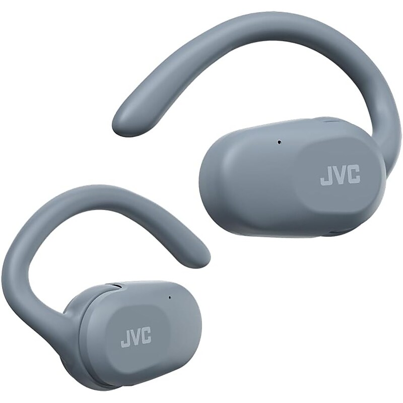 JVC Nearphones Wireless Open-Ear Earbuds, Bluetooth, Blue (HANP40TA) image 1