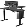 VersaDesk PowerLift 60"W Electric L-Shaped Adjustable Standing Desk, Black (PLLSD6060-BB-APP)~#|#~98608951-99EC-45C9-AB7B1CF8DB902A9B_sc7