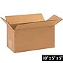 10" x 5" x 5" Shipping Boxes, 32 ECT, Brown, 25/Bundle (1055)~#|#~9860DE98-E22F-4100-BB829C4543D5BD4E_sc7