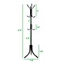 Mind Reader Coat Tree, Black, Metal (COATRACK11-BLK)~#|#~9867E2A8-A8CA-49C3-983350576D8DE8CB_sc7