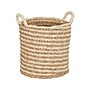 Household Essentials Ginger Corn Leaf/Cattail Storage Basket, Light Beige/Cream (ML-6720)~#|#~9869AE50-5FD8-4842-AF3984890F0CECBA_sc7