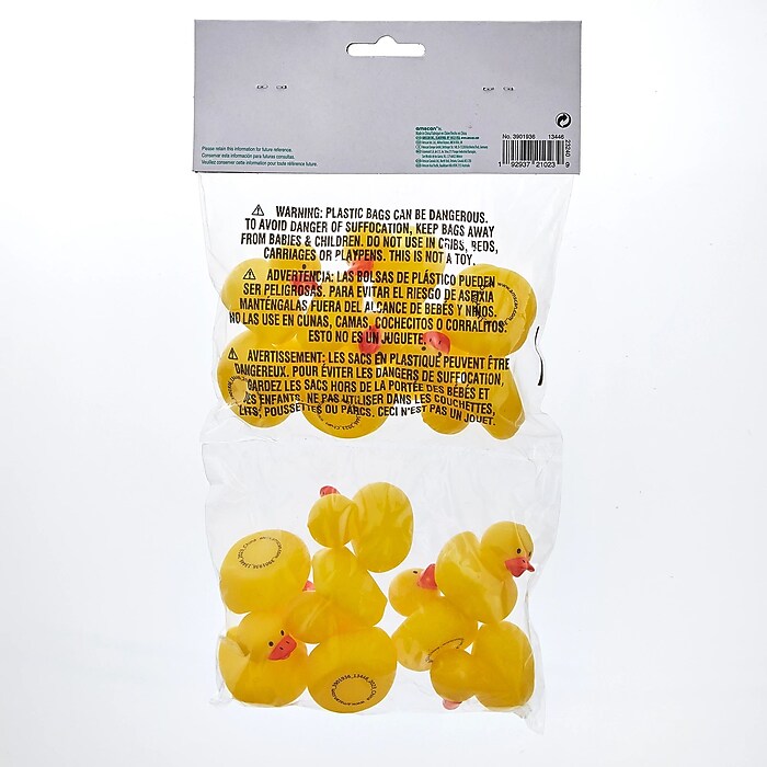 Party City Mini Rubber Ducks, 16/pack (AM3901936-NS) | Staples