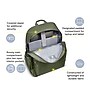 Delsey Paris Jenny Laptop Backpack, Deep Forest Green (40361960003)~#|#~98791ED7-D1CD-41FA-A093EA09BDE4D5E3_sc7