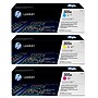 HP 305A Cyan/Magenta/Yellow Standard Yield Toner Cartridge, 3/Pack (CE411A-VB)~#|#~987E59EB-ABBE-43B1-B2398A1C1087DC9A_sc7