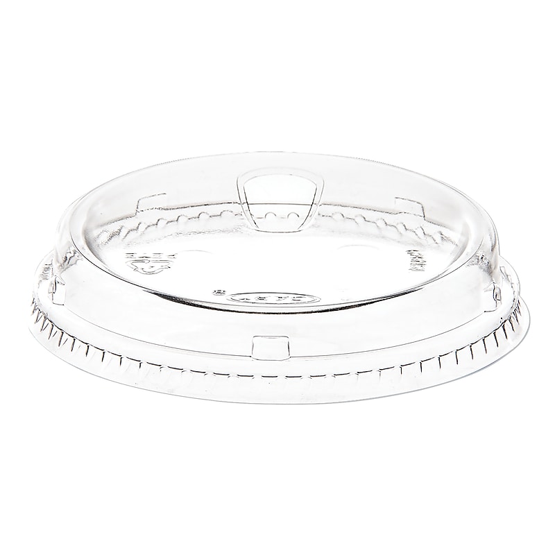 Dart Prima Strawless Plastic Lids, Fits 12 oz to 26 oz Cups, Clear, 1,000/Carton (626NSL) image 1