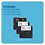 Brother P-touch Btag Label Tape, 1/2" x 13.1’ (12mm x 4m), White on Clear, Black on White, White on Black, 3/Pack (BTAG3M01)~#|#~98802E4D-BBBF-426E-9B683E00D2C5B69C_sc7