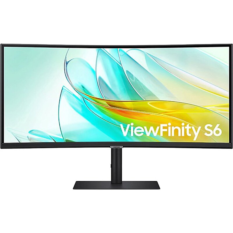 Samsung ViewFinity S65UC 34" Curved 100Hz LED Monitor, Black (S34C654UAN) image 1