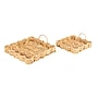 Woven Water Hyacinth Scalloped Square Trays (HE1255)~#|#~9885A9F1-3FE4-42FF-B09A8D4A200E503A_sc7