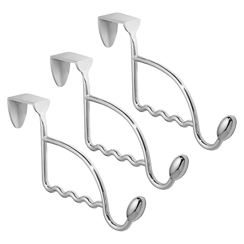 iDESIGN Over Door Hook, Chrome, Steel (27992M3) image 1