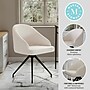 Martha Stewart Sora Velvet Swivel Task Chair, White/Oil Rubbed Bronze (CH222119WHBK)~#|#~988A9BAA-D50A-4D2B-9AD7276A0FFC66F0_sc7