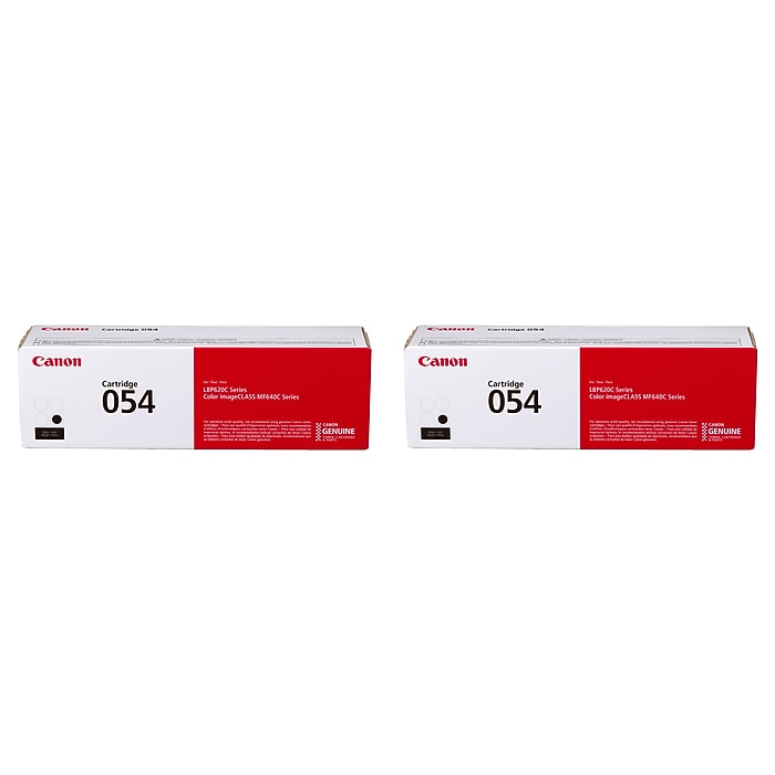 Canon Cartridge U 2個セット Canon 054 Black Standard Yield Toner Cartridge, 2/Pack (CAN542PK