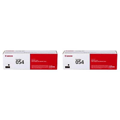 Canon 054 Black Standard Yield Toner Cartridge, 2/Pack (CAN542PK-VB) Sansujyuku sansujyuku.com