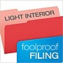 Pendaflex Recycled File Folder, 1/3-Cut Tab, Legal Size, Red, 100/Box (43501/3RED)~#|#~9893A3AB-0585-4CFB-B03DFF5819F052C0_sc7