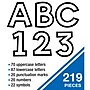 Carson Dellosa 4" Combo Pack EZ Letters and Numbers, White/Black, 219/Pack, 3 Packs/Bundle (CD-130100-3)~#|#~98976CC8-0AE4-4C8F-9DE8A00066DA482E_sc7