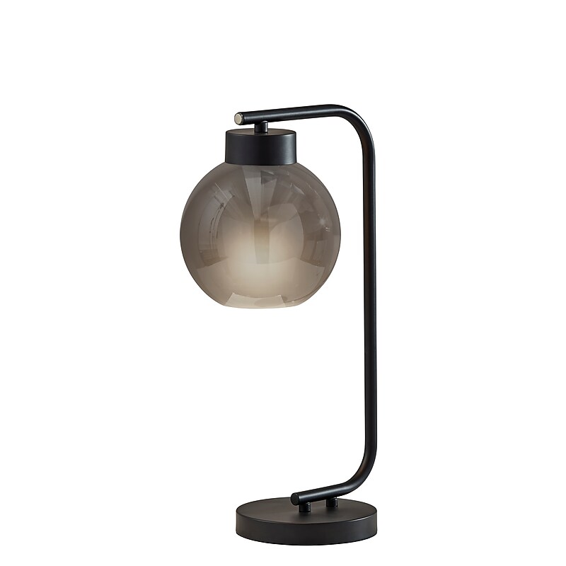 Adesso Atticus Incandescent Table Lamp, 20"H, Black (3897-01) image 1