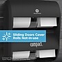 Compact® 4-Roll Quad Coreless Toilet Paper Dispenser by GP PRO, Black, 11.750” W x 6.900” D x 13.250” H (56744B)~#|#~98A3817C-DF95-4350-8D4B299BD69F04C9_sc7