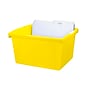 Storex Polypropylene/PP 4 Gallon Classroom Storage Bin, 7.9" x 11.3" x 13.6", Yellow, 3/Bundle (STX61453U06C-3)~#|#~98A437BC-5F45-4021-A134A2CC4E9EA9DC_sc7