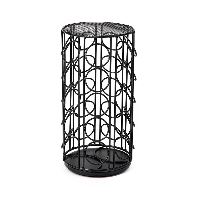 Mind Reader Metal Single Serve Coffee Pod Carousel, 35 Pod Capacity, Black (METCAR35-BLK) image 1