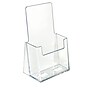 Azar Brochure Holders, 4.125" x 7.25", Vertical, Wall Mounted, Clear, 25/Pack (252012-25PK)~#|#~98A80E1E-C1E9-4684-B73AD5B0B85BFA26_sc7