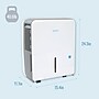 Keystone 35-Pint Portable Dehumidifier, 3-Speed, Covers up to 3000 sq. ft., White (KSTAD354G)~#|#~98A9DAFA-137A-4835-9A5F02B9AFEF3565_sc7