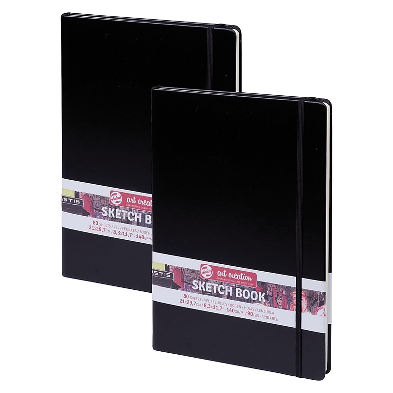 Talens Art Creation 8.3" x 11.7" Sketch Book, 80 Sheets/Book, 2/Bundle (TLN9314003M-2) image 1