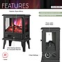 Techni Home 1500-Watt Electric Heater, Black (RTA-FIRE-HTR)~#|#~98AA9A2F-D8BC-47DD-9A70E1512CCF025E_sc7