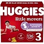 Huggies Little Movers Baby Diapers, Size 3, 136/Carton (53592)~#|#~98AD116B-D067-4535-B137983872BF887C_sc7