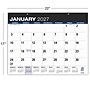 2026-2027 Excello Brands Large Print 22" x 17" Academic Monthly Desk Pad Calendar, Black (DP-AY26-2217-BK)~#|#~98AE4790-8D3B-43C8-BDC7AF044C1BDEEC_sc7