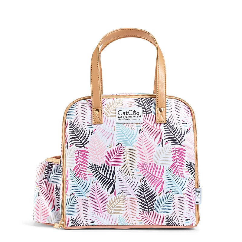Fit & Fresh Wichita Insulated Lunch Bag, Colorful Palm (2950CATSC3028) image 1