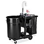 Rubbermaid Executive Janitor 3-Shelf Cleaning Cart with Vinyl Bag, 25 gal. Capacity (RCP1861430)~#|#~98B48B26-0B41-418E-B8281756F1C1D3A6_sc7
