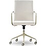 Elle Decor Giselle Fabric Computer and Desk Chair, Cream/Gold (CHR10058D)~#|#~98BC0165-C5CA-4039-996923A1CA120D3C_sc7