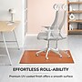 Anji Mountain Standard Bamboo Carpet & Hard Floor Chair Mat, 42" x 48", Walnut (AMB24050)~#|#~98C0C9ED-F350-4F13-90FD03C2BAF29B5F_sc7