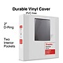 Staples 2" 3-Ring View Binders, D-Ring, White, 6/Pack (55411CT/26444CT)~#|#~98C8B03B-E84D-4DAE-8B4FCF88A8D66E5C_sc7