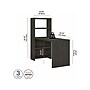 Bush Business Furniture Echo 56W Bookcase Desk, Charcoal Maple (KI60307-03)~#|#~98CDC1C5-A95A-42CE-91BB31BD0F6D8E67_sc7