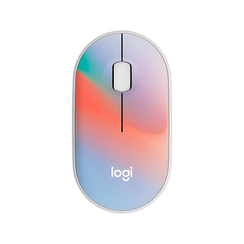 Logitech M340 Wireless Ergonomic Ambidextrous Optical USB Mouse, Sheer Dream (910-007283) image 1