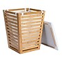 Household Essentials 1-Section Hamper with Lid, Bamboo, Natural (HE1173)~#|#~98D9C67D-3ECB-4272-94EE995591BE4142_sc7