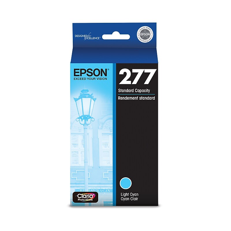 Epson 277 Light Cyan Standard Yield Ink Cartridge image 1