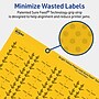 Avery Laser/Inkjet Rectangle Multipurpose Labels, 0.5" x 1.75", Bright Yellow, 600/Pack (94204)~#|#~98DE5C7B-5E92-4FF6-B0853B49CAC65BB0_sc7