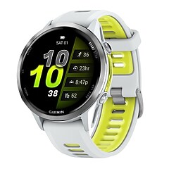 Garmin Forerunner 265S Smartwatch, GPS, 42mm, White Case w/Black
