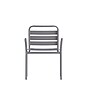 Flash Furniture Lila Indoor-Outdoor Restaurant Stack Chair, Silver (TLH018C)~#|#~98E57D48-B5FA-4F2F-A464F8B83E215976_sc7