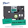 Brother P-touch Laminated Label Tape, 1" x 26.2', Black on Green (TZe751)~#|#~98E7B835-1C49-4026-88A29D0F64F22055_sc7