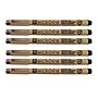 Sakura Pigma Micron Pen , Fineliner, Black Ink, 6/Pack (SAKXSDK1249-6)~#|#~98E82108-C975-42F4-93658702A23576AC_sc7