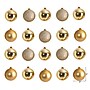 Nearly Natural Holiday Christmas Gold Shatterproof Ornament Set, 3", 20/Set (D1056-GL)~#|#~98F5B5E0-D15E-4210-A426C49212D7B0E8_sc7