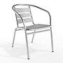 Flash Furniture Lila Aluminum Stacking Chair, Gray  (TLH1)~#|#~98F671C8-451D-4CF6-A66EB00E3A5B678A_sc7