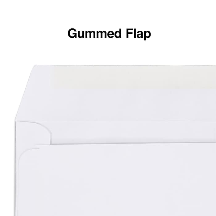 Staples Laser Forms Double Window Envelopes, Wove White, 500