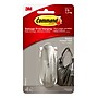 Command Medium Decorative Hook, 3 lb., Brushed Nickel (17081BN-ES)~#|#~98F9F3F2-C9D3-4656-9C488DA643D8A37D_sc7