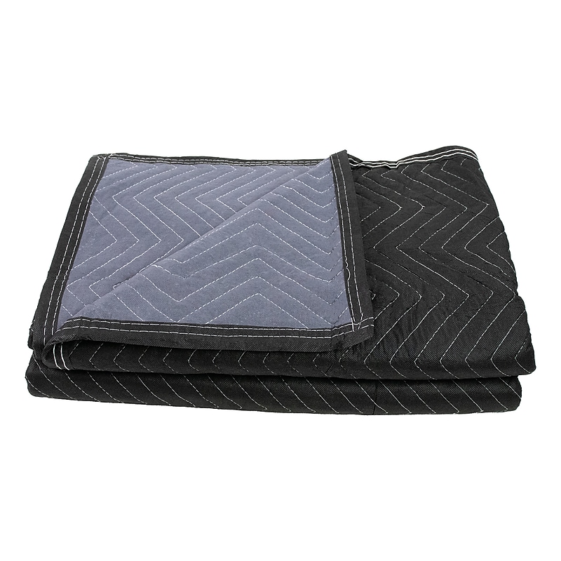 Monster Trucks HD Nonwoven Moving Blanket, Black/Gray (MT10164) image 1