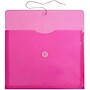 JAM Paper Premium Plastic Document File, Letter, Fuchsia Pink, 3/Pack (218B1FUX3)~#|#~98FBAE23-639E-434C-B52CAB117F6EA1E7_sc7