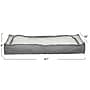 Household Essentials Under bed Storage Bag, Gray with Clear PEVA Top (7509-1)~#|#~98FC26F8-505C-43B1-B19A3C1E7C275D2B_sc7